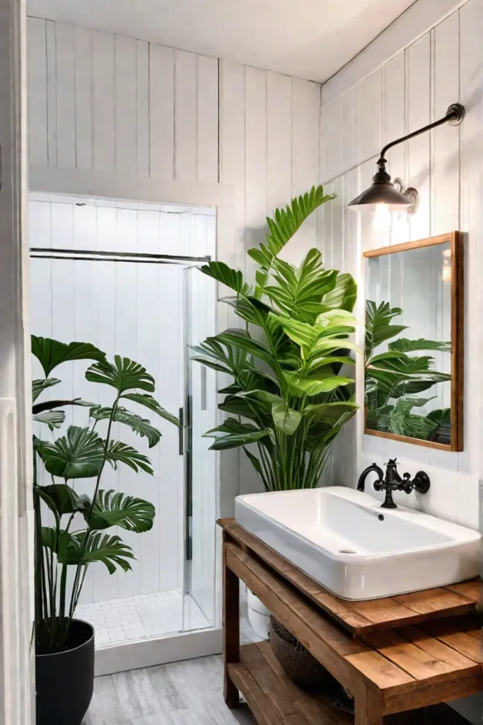 Creating a spalike experience in a tiny bathroom