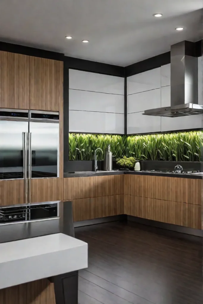 Ecoconscious kitchen design with energy efficiency