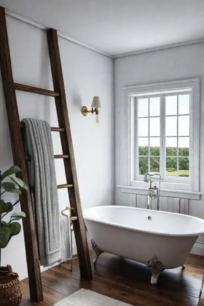 Farmhouse bathroom home decor trend