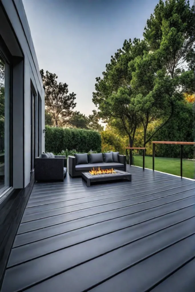 Modern aluminum deck