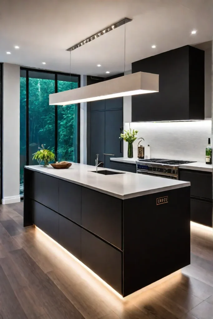 Modern kitchen with paper composite island 1