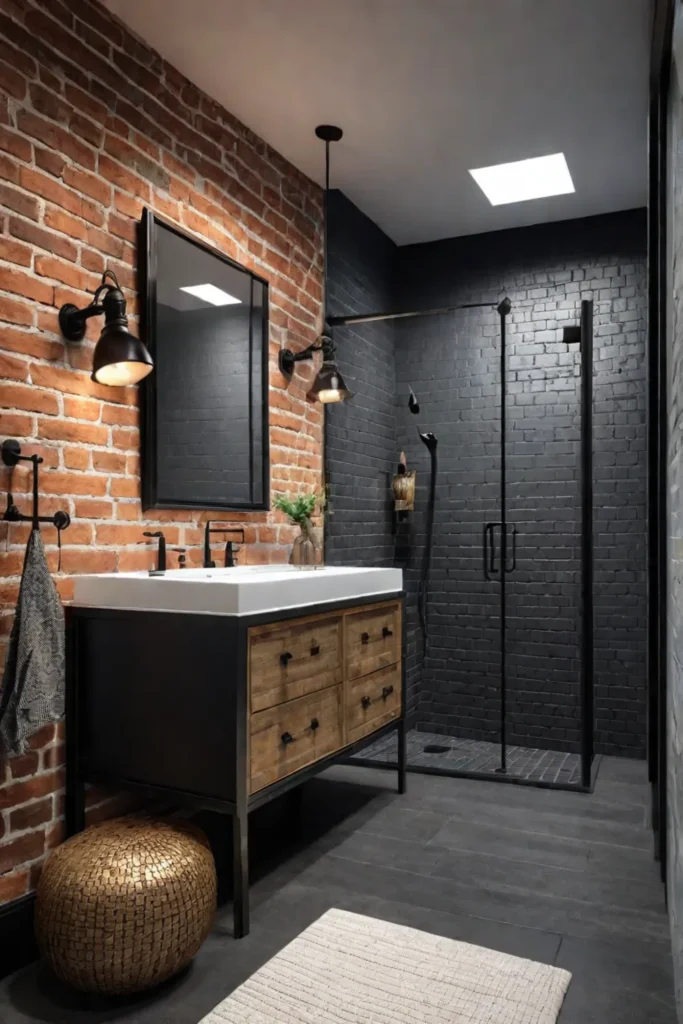 Rustic Industrial Bathroom Decor Ideas