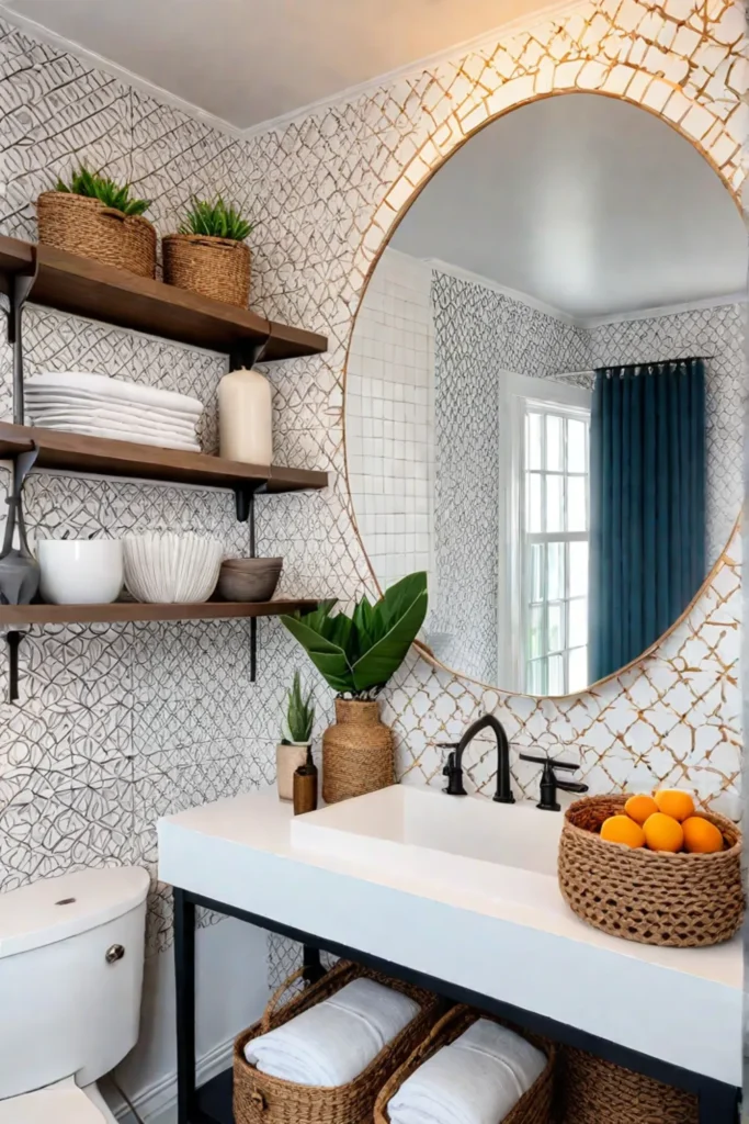 Affordable wallpaper options for bathrooms