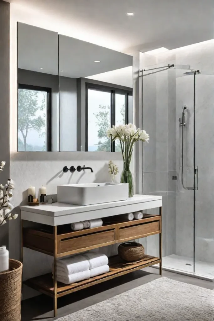 Bathroom with spalike features