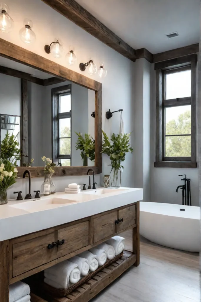 Farmhouse bathroom design