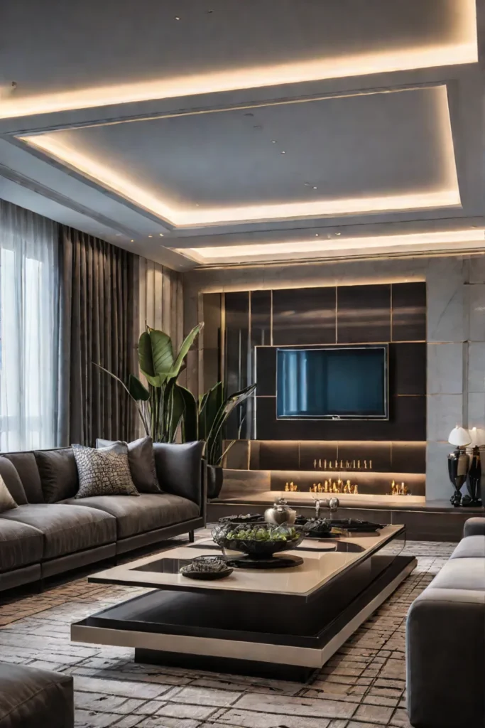 Luxury Hotel Inspired Living Room Details