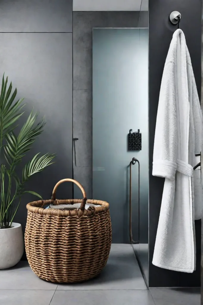 Neutral bathroom with minimalist decor