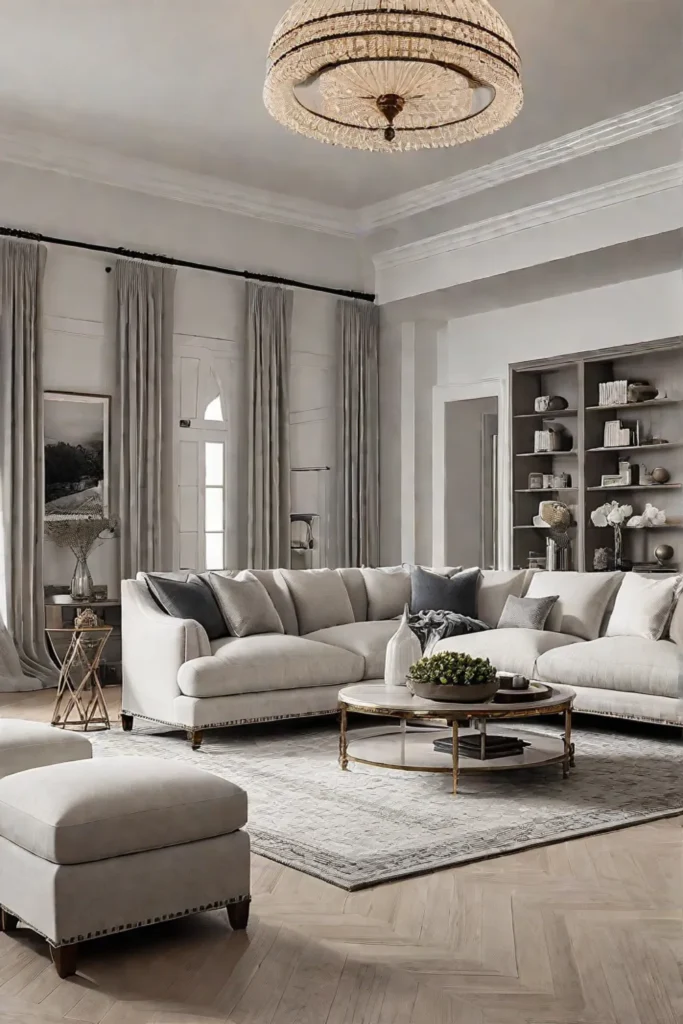 Restoration Hardware inspired living room