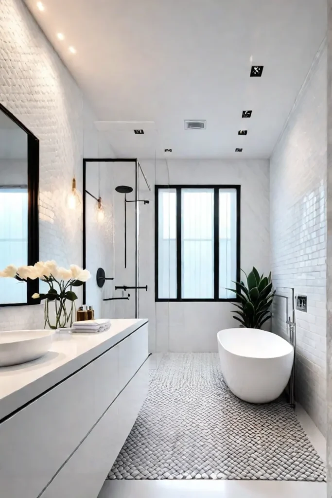 Small bathroom with minimalist design